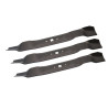Jeu de 3 Lames Mulching Cub Cadet pour XZ7 L152i / Z5 152 plateau 152cm modal atc