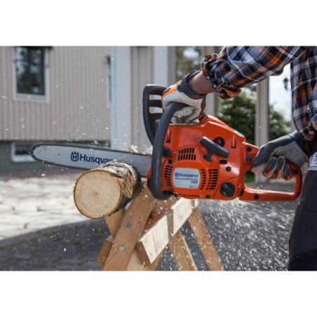 Pack tronçonneuse Husqvarna 120 Mark II 35 cm huile et chaine