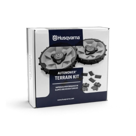 Kit Roues jardin en pentes Robot tondeuse Husqvarna Aspire R6V, 308V et 312V