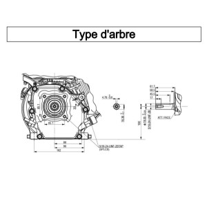 Moteur Honda GX160 QHB1 OHV Motoculteur, bétonnière, groupe électrogène