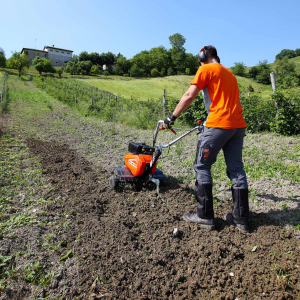 Motobineuse Oleo Mac MH175RKS, largeur de travail 80 cm, moteur 183 cm3