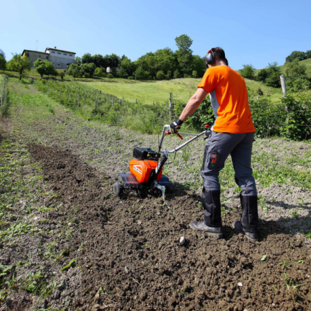 Motobineuse Oleo Mac MH175RKS, largeur de travail 80 cm, moteur 183 cm3