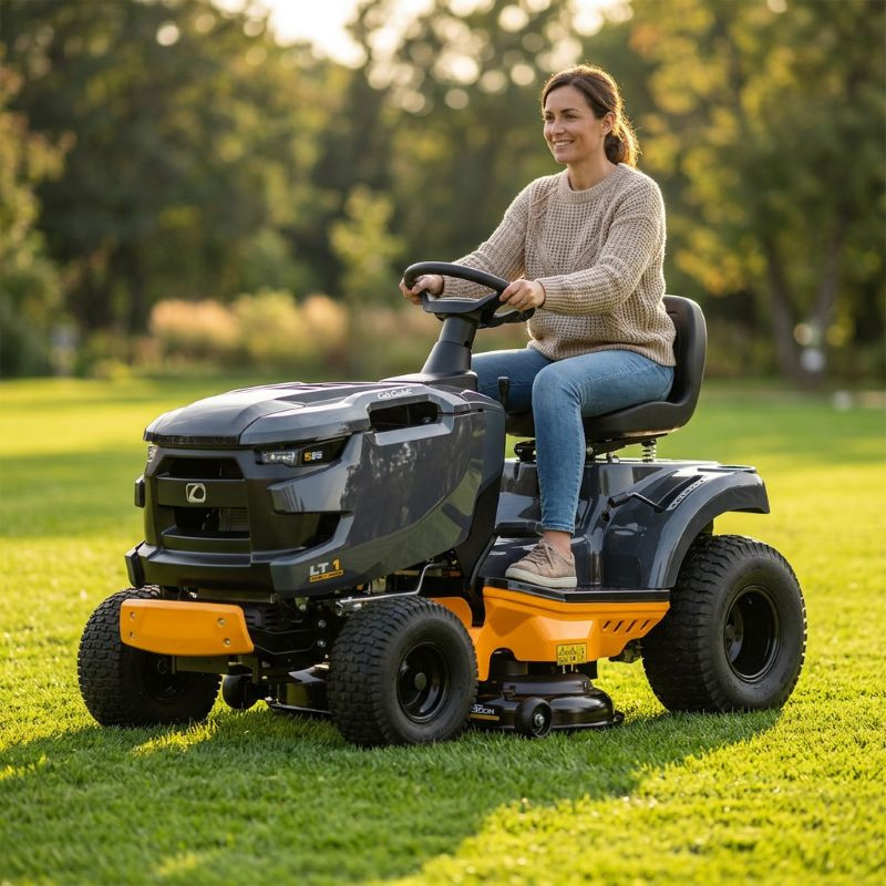 Tracteur Tondeuse Cub Cadet LT1 S86 éjection latérale - Coupe 86 cm