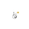 Roue avant gauche tondeuse robot Stiga Autoclip 528S, 530SG, 550SG modal atc