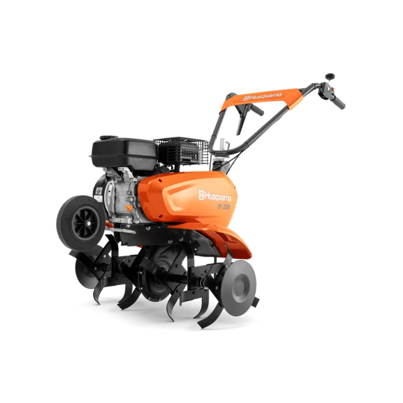 Motobineuse thermique Husqvarna TF335, largeur de travail de 80cm, moteur 212 cm3