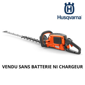 Taille-haie à batterie Husqvarna 522iHD75 nu coupe de 70cm