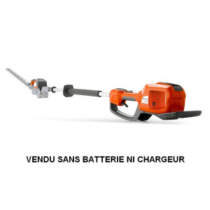 Taille-haie sur perche à batterie Husqvarna 520iHE3 nu, jusqu'à 3.5m, Tête orientable