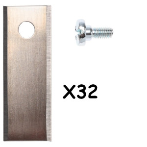 Kit 32  lames robot de tonte Stiga 1127-0009-01 / 322104105/0