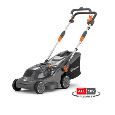 Tondeuse à gazon Aspire Husqvarna LC34-P4A, coupe 34cm, pack batterie P4A18-B72