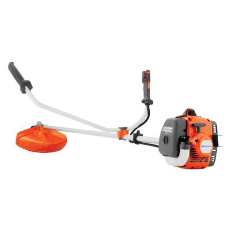 Débroussailleuse thermique Husqvarna 129R - (tête nylon + lame) moteur 27.6cm³