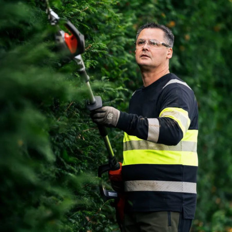 Taille-haie sur perche à batterie Husqvarna 520iHE3 nu, jusqu'à 3.5m, Tête orientable
