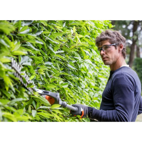 Taille-haie sur perche à batterie Husqvarna 520iHE3 nu, jusqu'à 3.5m, Tête orientable