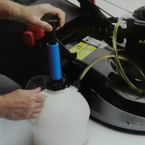 Vidangeur pour tondeuse, autoportée