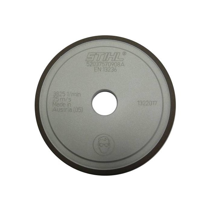 Disque D'Affûtage Pour Tronçonneuse - Résine De Polissage Compatible Chaîne 3/8 Et 404 - 108 X 3,2 X 22 Mm