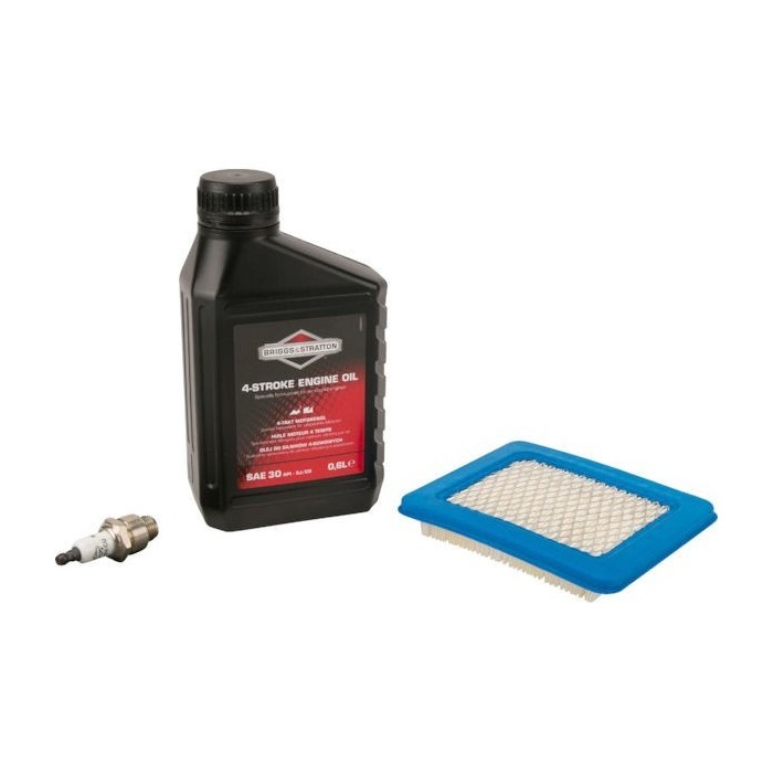 Kit Entretien Tondeuse à Gazon Briggs & Stratton – Filtre à Air, Ampoule Amorce, Ressort, Joint, Pour Séries 300 à 550