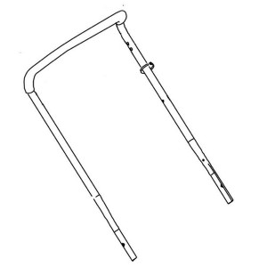 Guidon supérieur tondeuse Mc Culloch