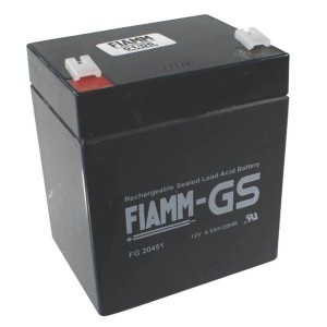BATTERY FIAMM 12V 4,5AH  FG20451 CABLE