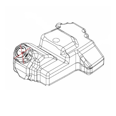 Réservoir essence tracteur tondeuse MTD