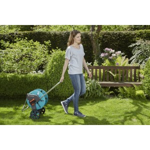 Dévidoir sur roues equipé Gardena 25M