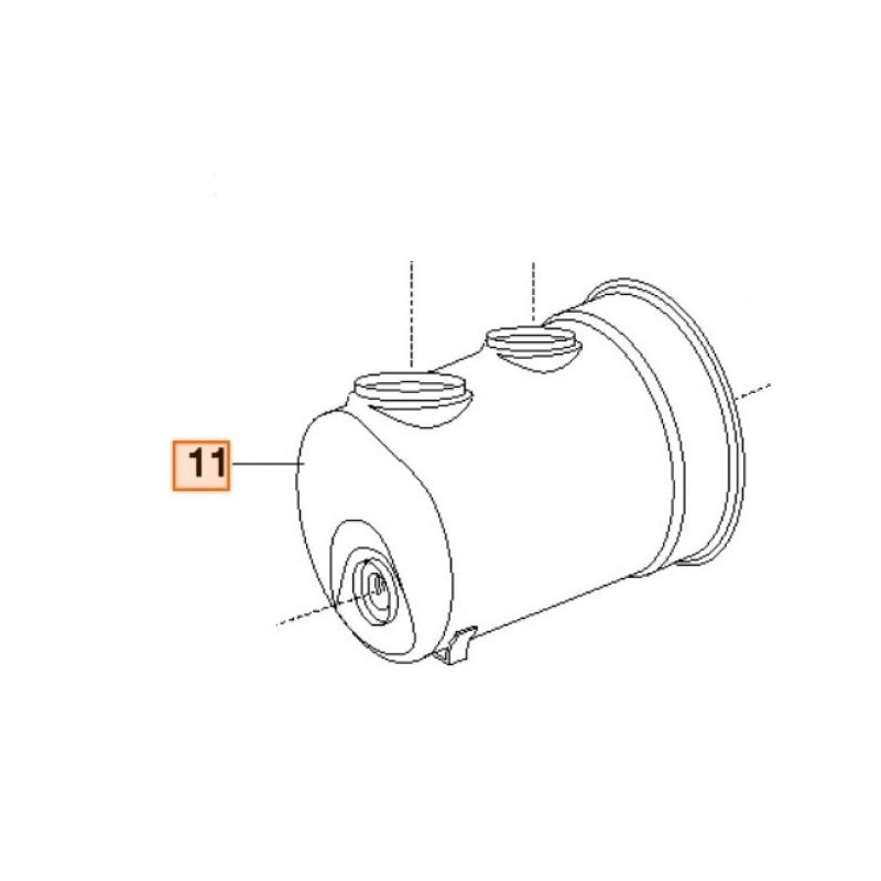 Couvercle de pompe à eau Gardena Inox