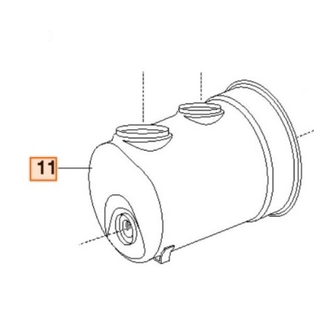 Couvercle de pompe à eau Gardena Inox