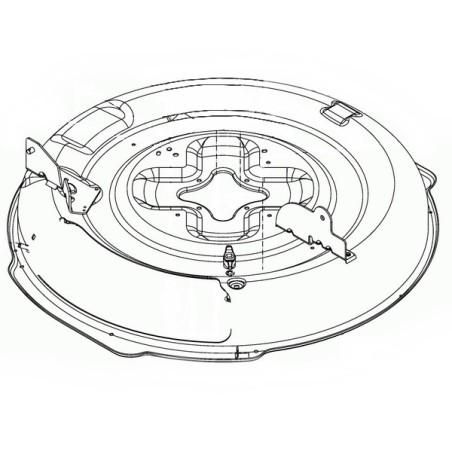 Carter de coupe tracteur tondeuse MTD