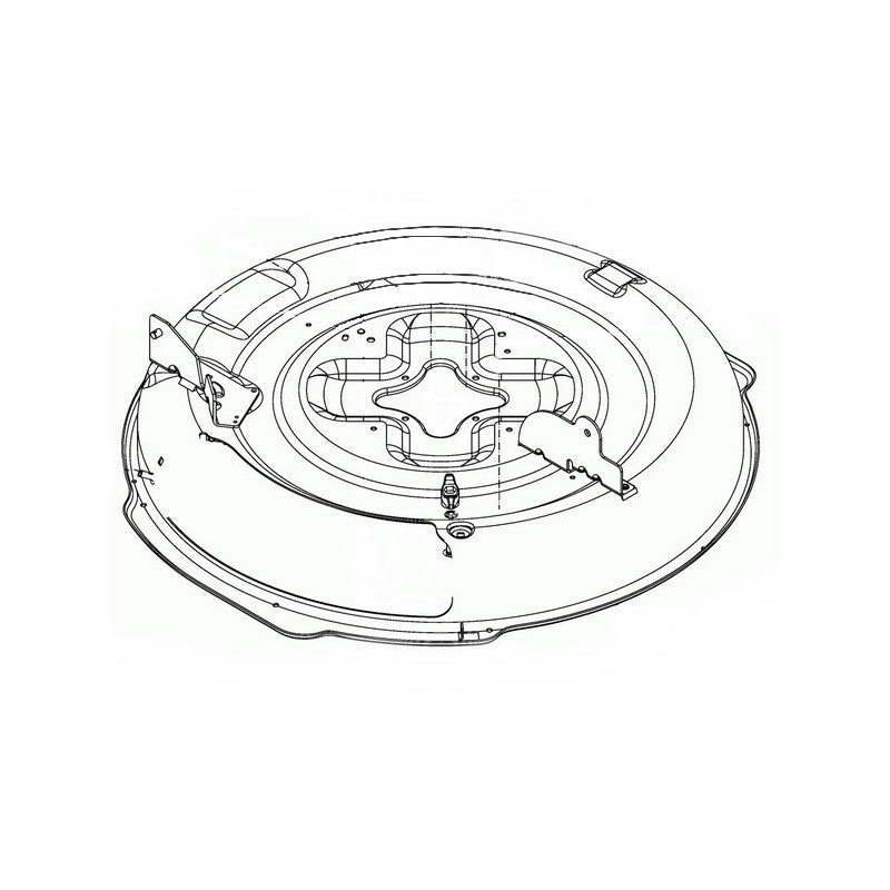 Carter de coupe tracteur tondeuse MTD