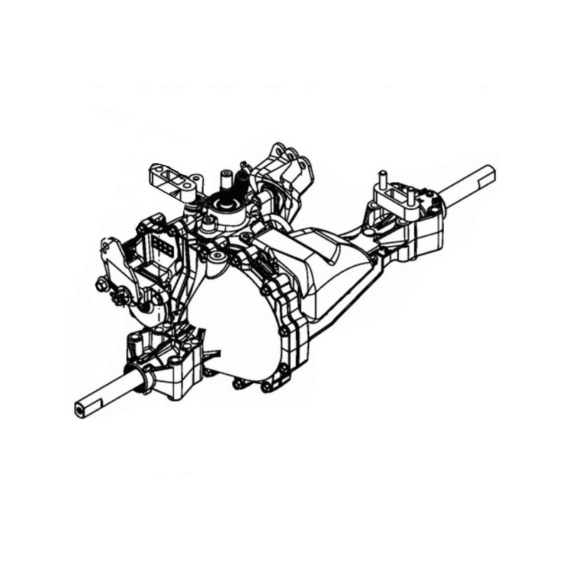 Boîte de vitesse Hydrostatique autoportée MTD