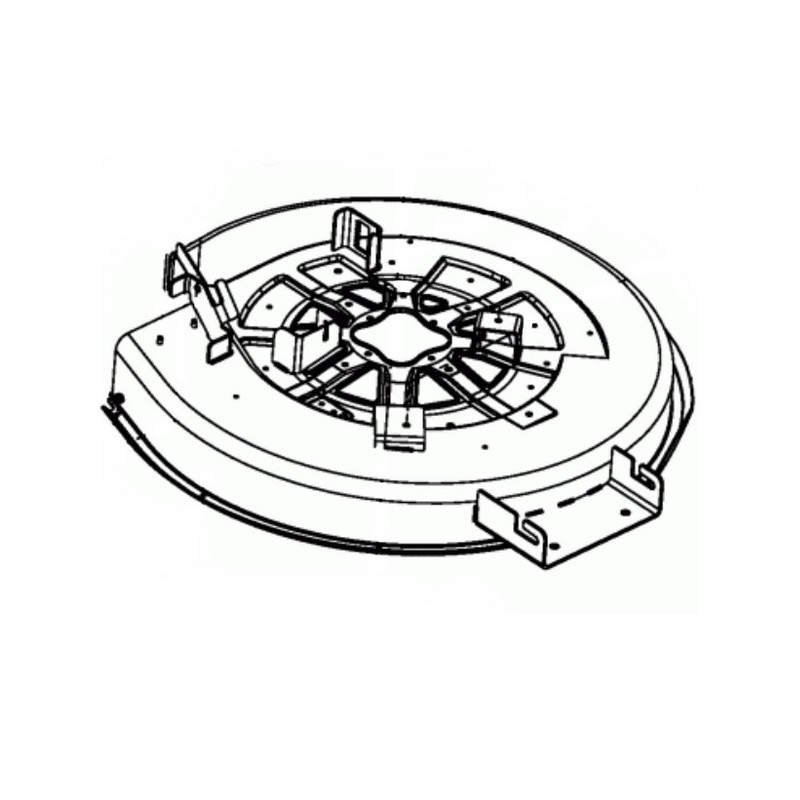 Carter de coupe 76cm tracteur tondeuse MTD