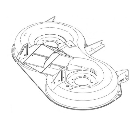 Carter de coupe nu tracteur tondeuse Husqvarna