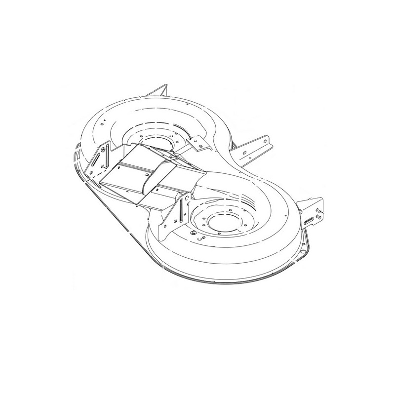 Carter de coupe nu tracteur tondeuse Husqvarna