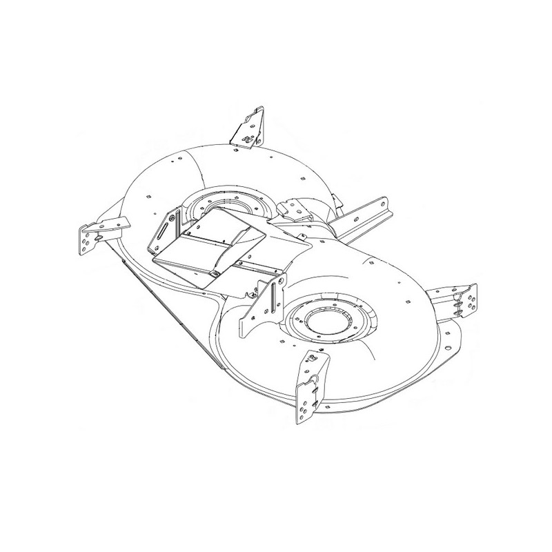 Carter de coupe nu tracteur tondeuse Husqvarna
