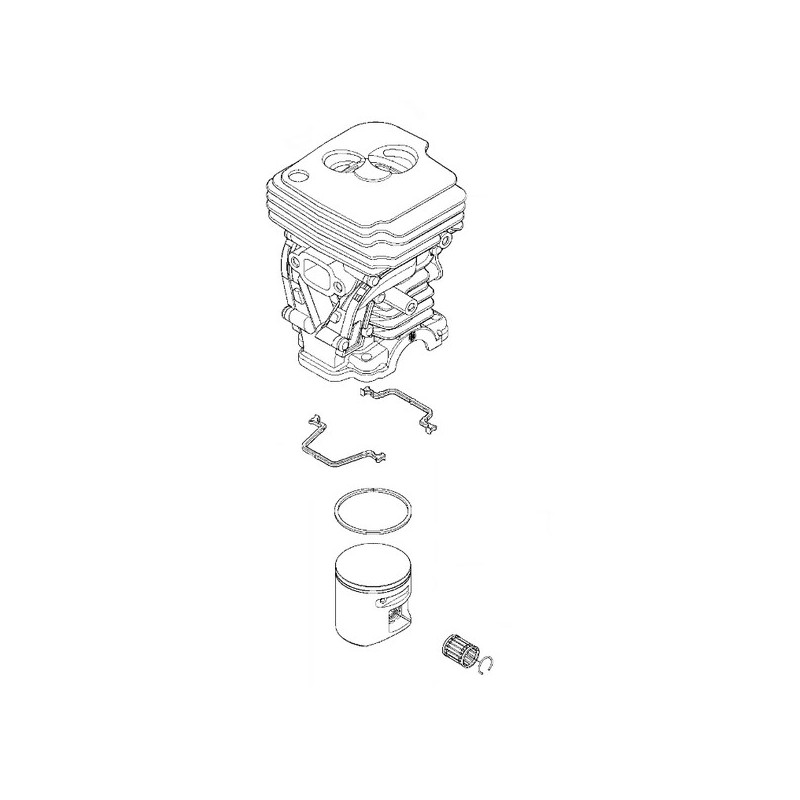 Cylindre piston tronçonneuse Husqvarna