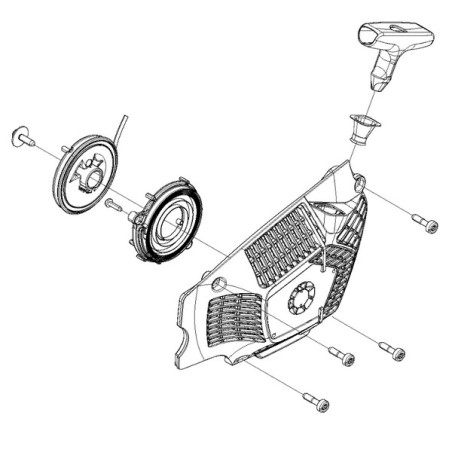 Lanceur complet tronçonneuse Husqvarna
