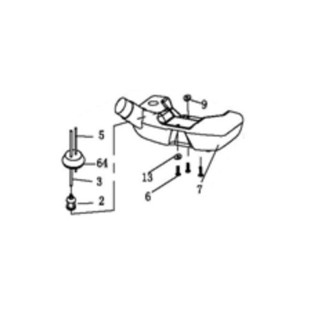 Réservoir essence débroussailleuse Mc culloch