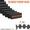 Courroie plate double dentée DS8M180016M modal atc