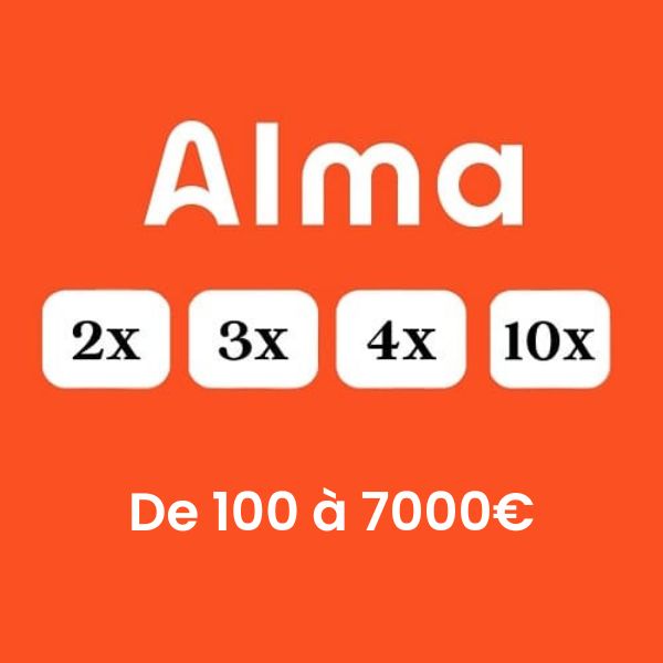 Paiement plusieurs fois Alma